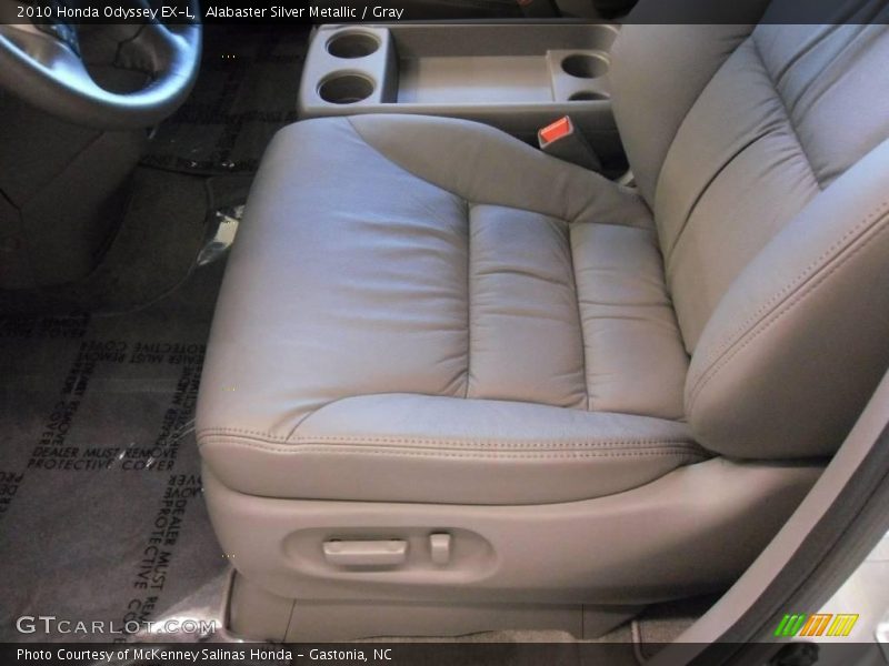 Alabaster Silver Metallic / Gray 2010 Honda Odyssey EX-L