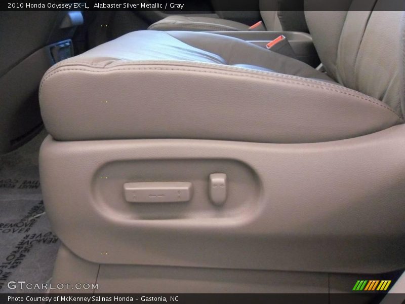 Alabaster Silver Metallic / Gray 2010 Honda Odyssey EX-L