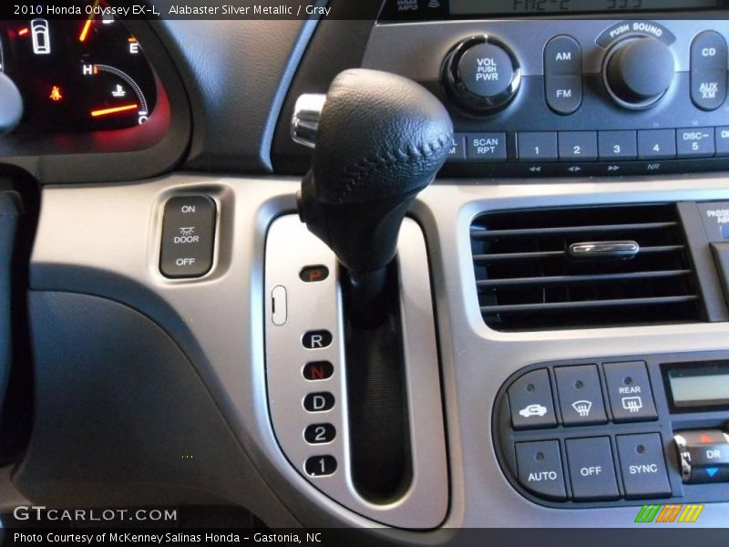 Alabaster Silver Metallic / Gray 2010 Honda Odyssey EX-L
