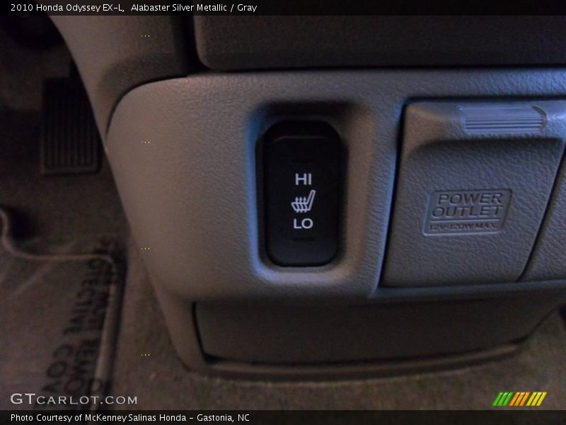 Alabaster Silver Metallic / Gray 2010 Honda Odyssey EX-L