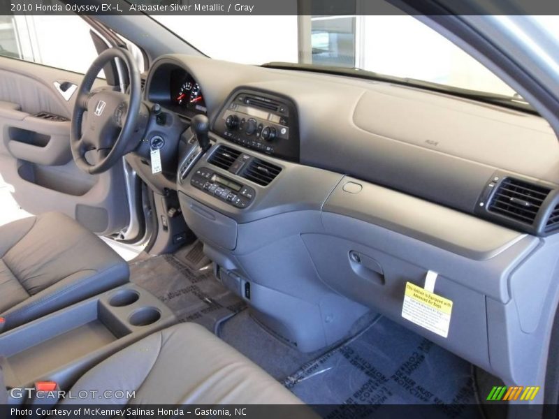 Alabaster Silver Metallic / Gray 2010 Honda Odyssey EX-L