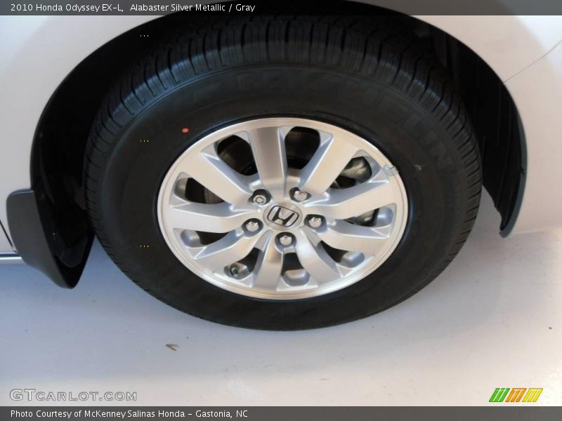 Alabaster Silver Metallic / Gray 2010 Honda Odyssey EX-L