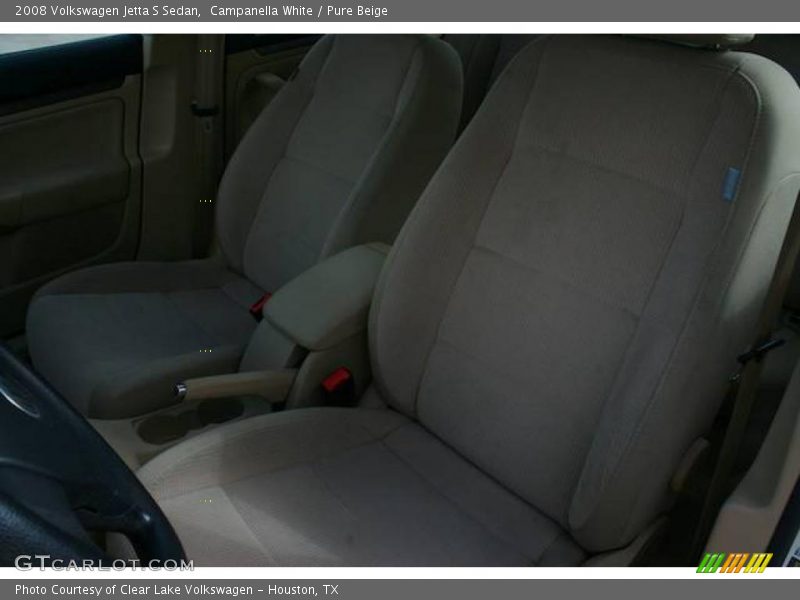 Campanella White / Pure Beige 2008 Volkswagen Jetta S Sedan