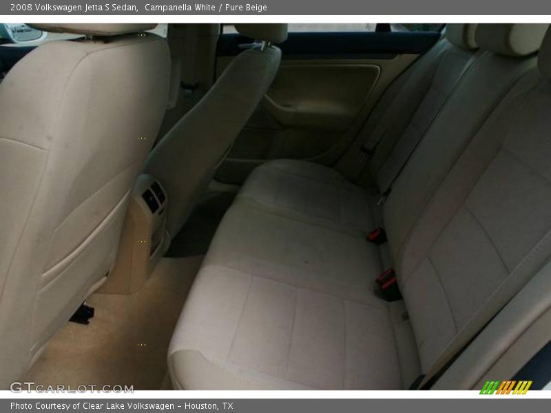 Campanella White / Pure Beige 2008 Volkswagen Jetta S Sedan