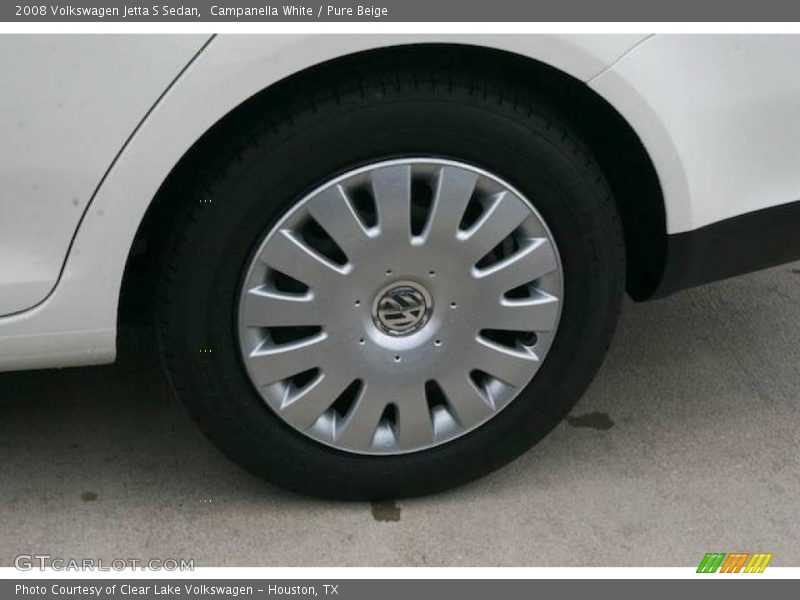Campanella White / Pure Beige 2008 Volkswagen Jetta S Sedan