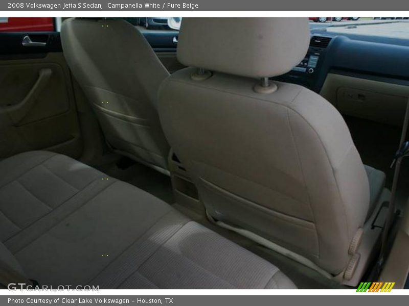 Campanella White / Pure Beige 2008 Volkswagen Jetta S Sedan