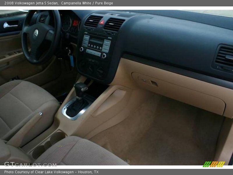 Campanella White / Pure Beige 2008 Volkswagen Jetta S Sedan