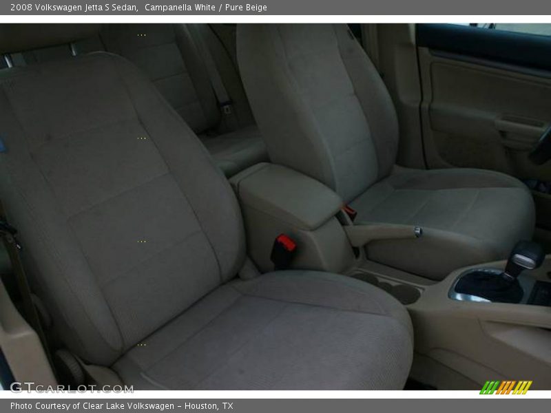 Campanella White / Pure Beige 2008 Volkswagen Jetta S Sedan
