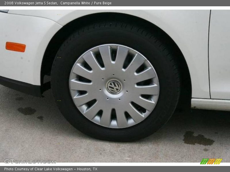Campanella White / Pure Beige 2008 Volkswagen Jetta S Sedan