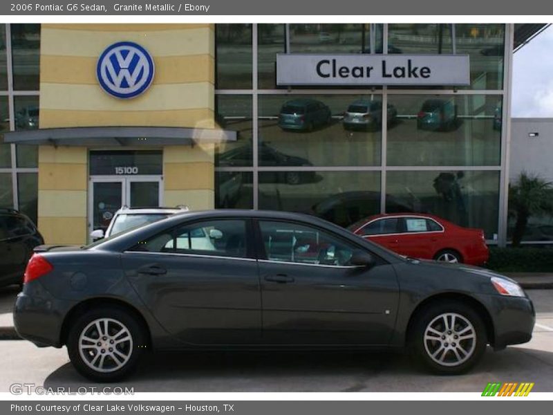 Granite Metallic / Ebony 2006 Pontiac G6 Sedan