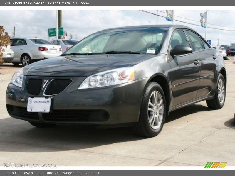 Granite Metallic / Ebony 2006 Pontiac G6 Sedan