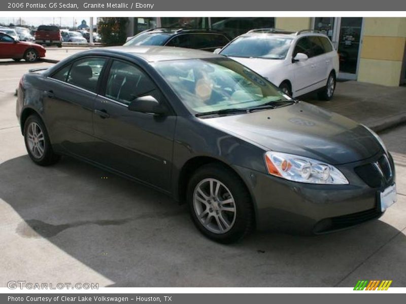Granite Metallic / Ebony 2006 Pontiac G6 Sedan