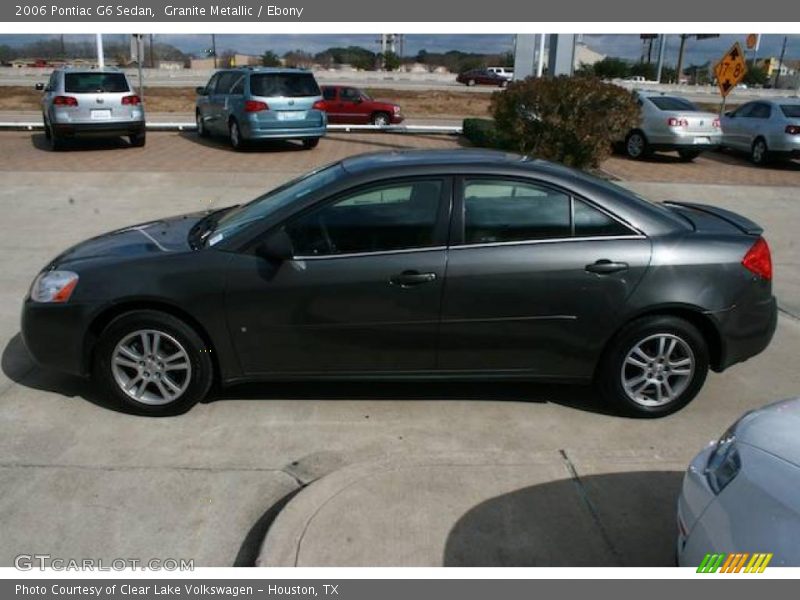 Granite Metallic / Ebony 2006 Pontiac G6 Sedan