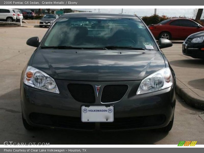 Granite Metallic / Ebony 2006 Pontiac G6 Sedan