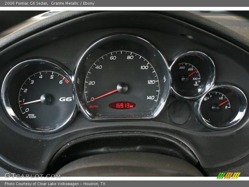 Granite Metallic / Ebony 2006 Pontiac G6 Sedan