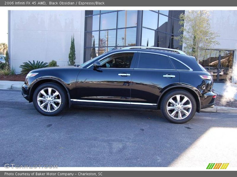 Black Obsidian / Espresso/Black 2006 Infiniti FX 45 AWD
