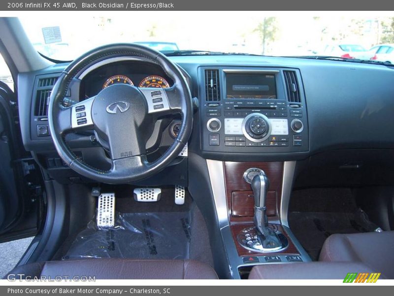 Black Obsidian / Espresso/Black 2006 Infiniti FX 45 AWD