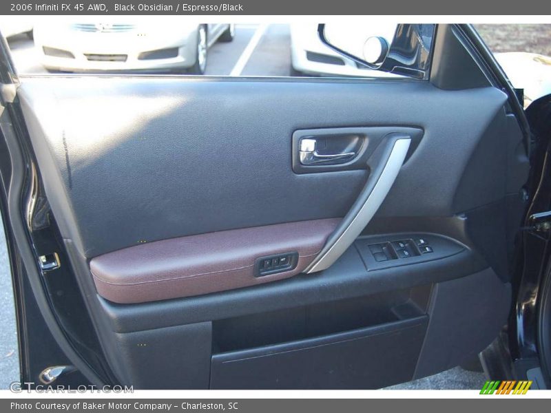 Black Obsidian / Espresso/Black 2006 Infiniti FX 45 AWD