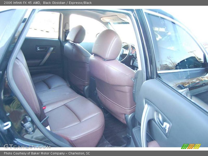 Black Obsidian / Espresso/Black 2006 Infiniti FX 45 AWD