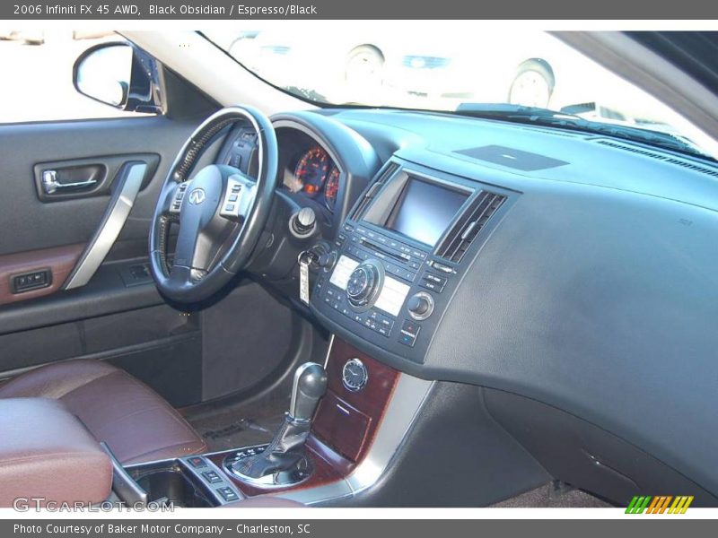 Black Obsidian / Espresso/Black 2006 Infiniti FX 45 AWD