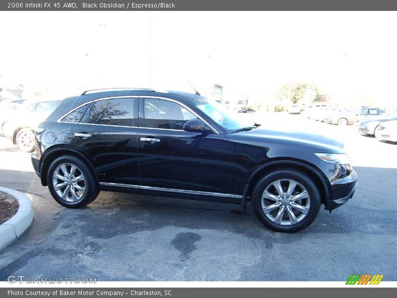 Black Obsidian / Espresso/Black 2006 Infiniti FX 45 AWD
