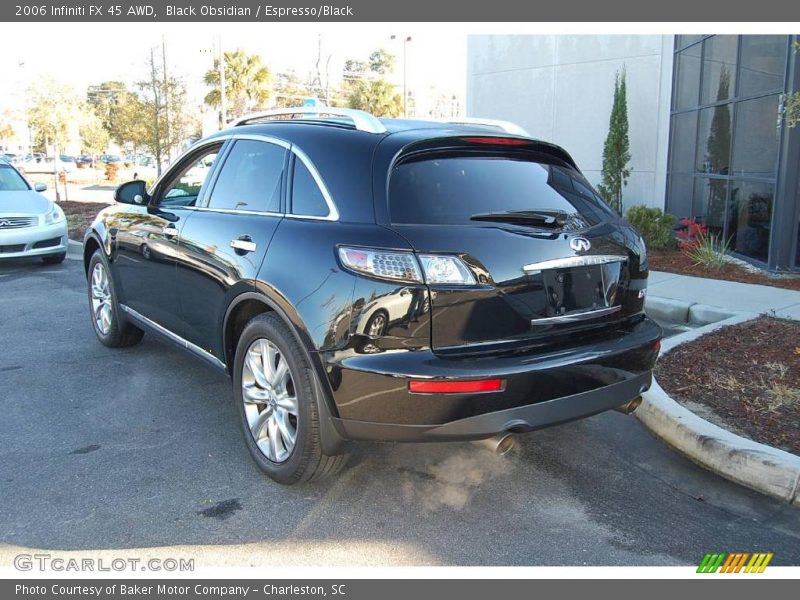 Black Obsidian / Espresso/Black 2006 Infiniti FX 45 AWD