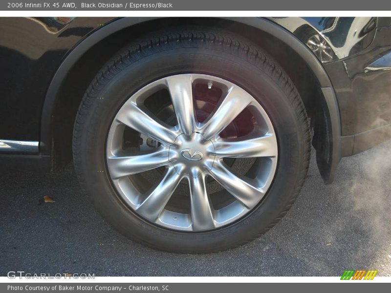 Black Obsidian / Espresso/Black 2006 Infiniti FX 45 AWD