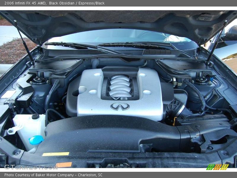 Black Obsidian / Espresso/Black 2006 Infiniti FX 45 AWD