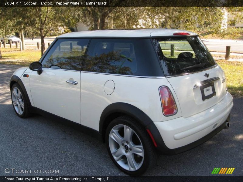Pepper White / Panther Black 2004 Mini Cooper Hardtop