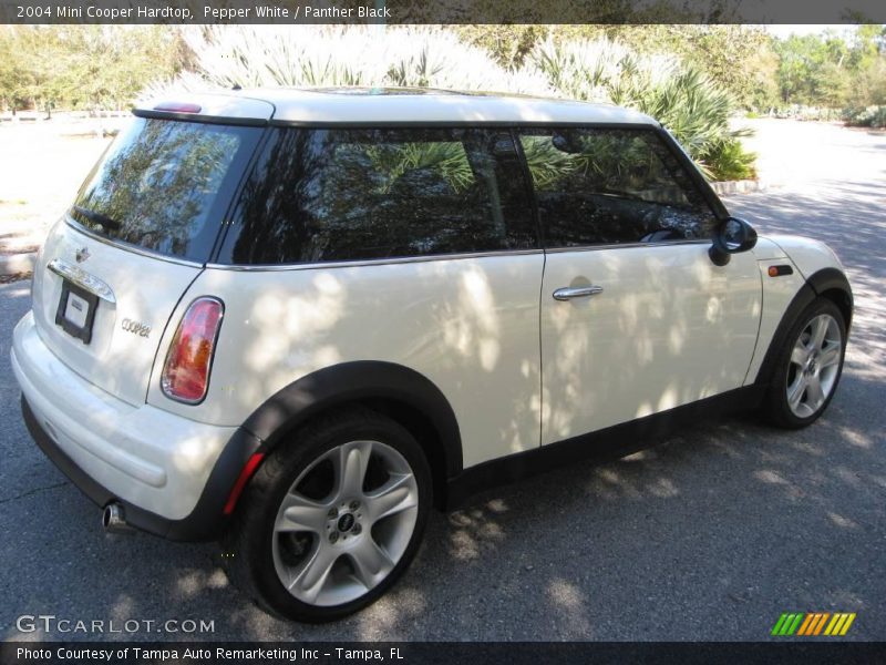 Pepper White / Panther Black 2004 Mini Cooper Hardtop