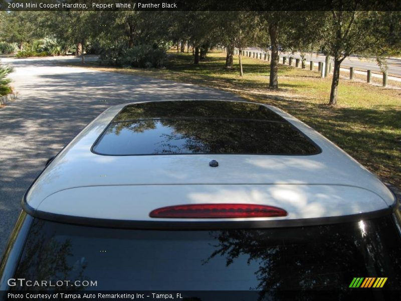 Pepper White / Panther Black 2004 Mini Cooper Hardtop