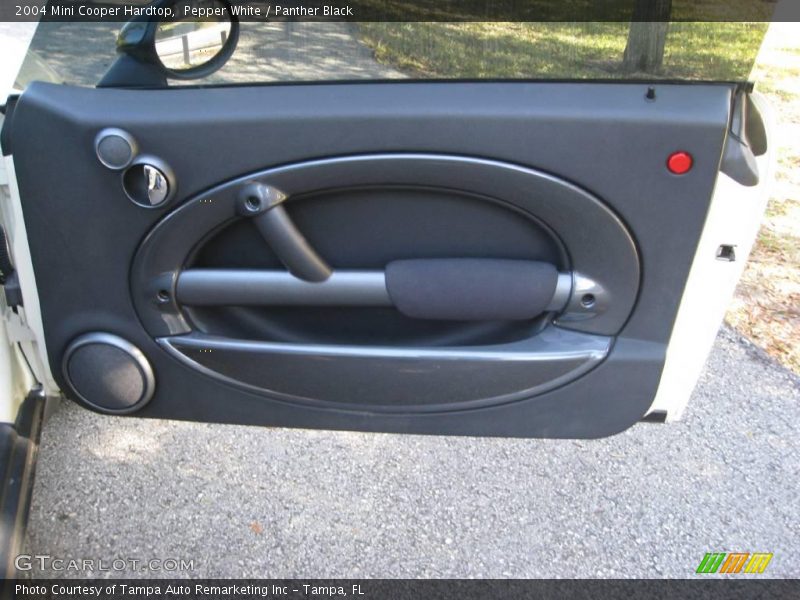 Pepper White / Panther Black 2004 Mini Cooper Hardtop