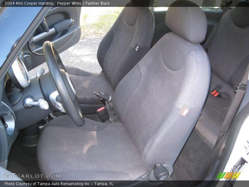 Pepper White / Panther Black 2004 Mini Cooper Hardtop