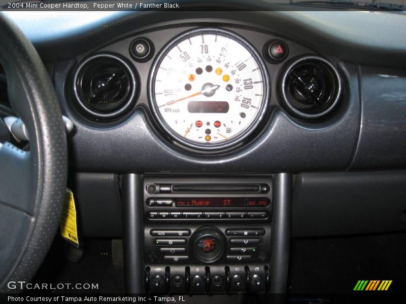Pepper White / Panther Black 2004 Mini Cooper Hardtop