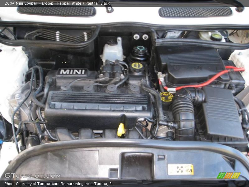 Pepper White / Panther Black 2004 Mini Cooper Hardtop