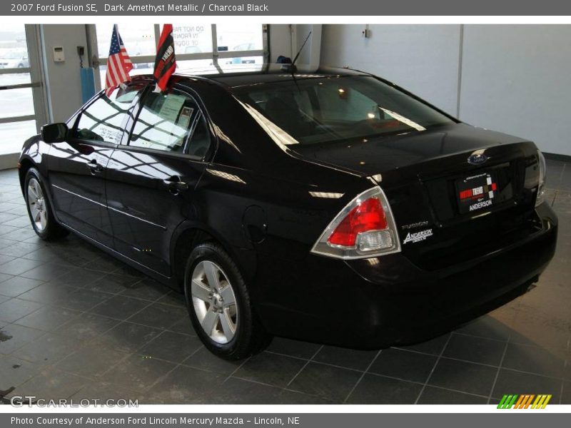 Dark Amethyst Metallic / Charcoal Black 2007 Ford Fusion SE