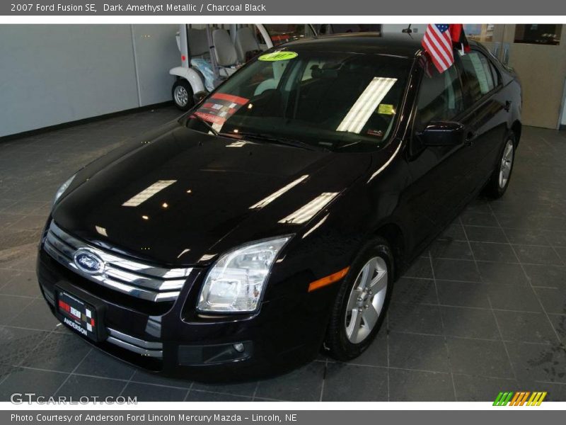 Dark Amethyst Metallic / Charcoal Black 2007 Ford Fusion SE
