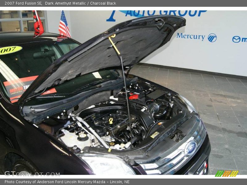 Dark Amethyst Metallic / Charcoal Black 2007 Ford Fusion SE