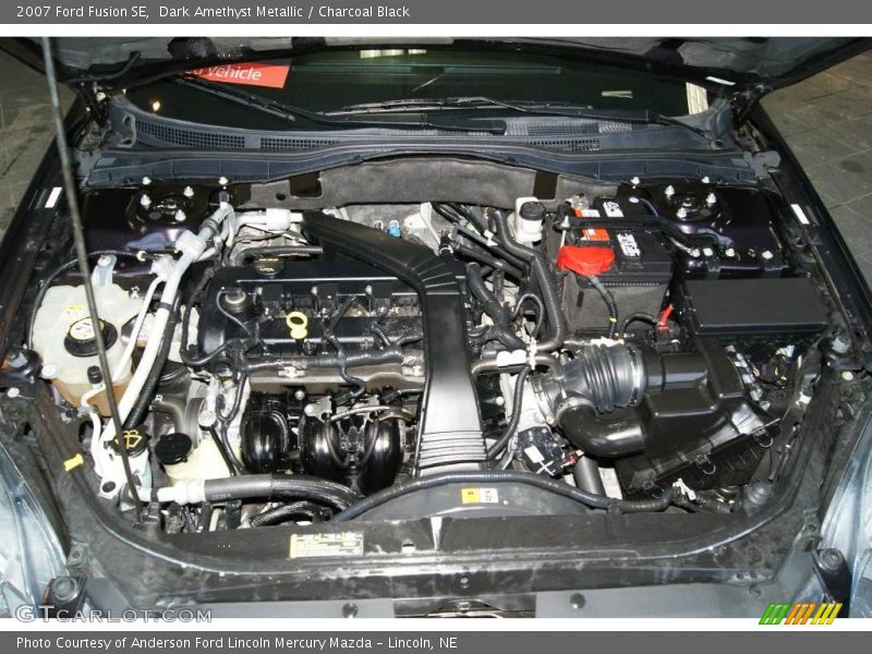 Dark Amethyst Metallic / Charcoal Black 2007 Ford Fusion SE