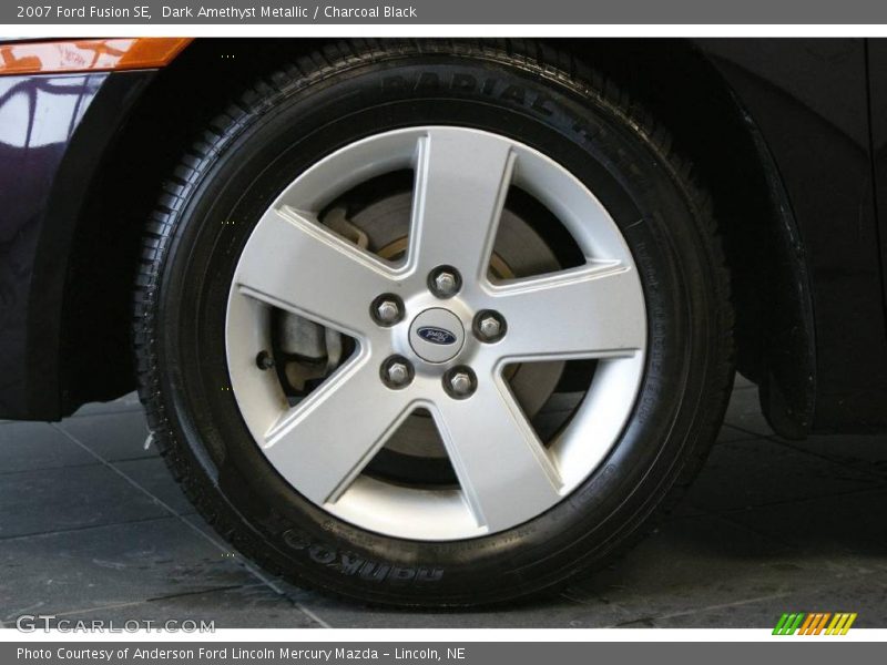 Dark Amethyst Metallic / Charcoal Black 2007 Ford Fusion SE