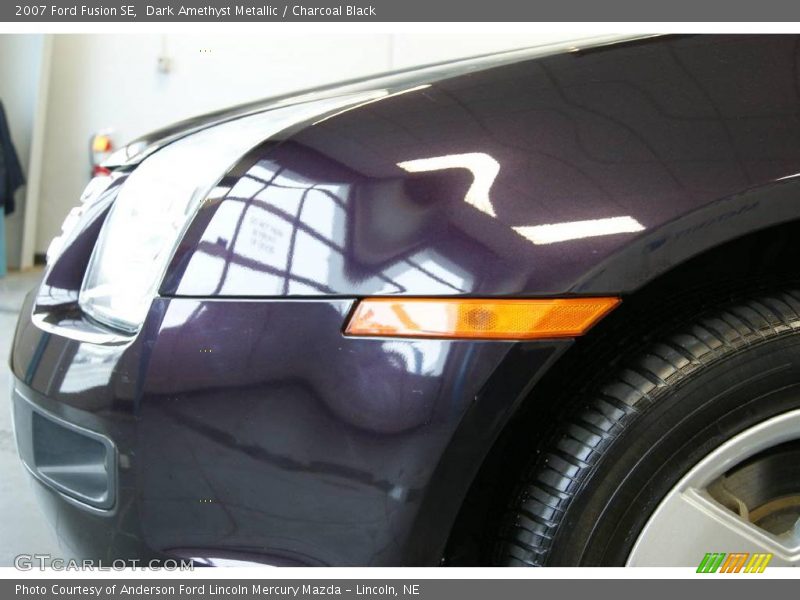 Dark Amethyst Metallic / Charcoal Black 2007 Ford Fusion SE