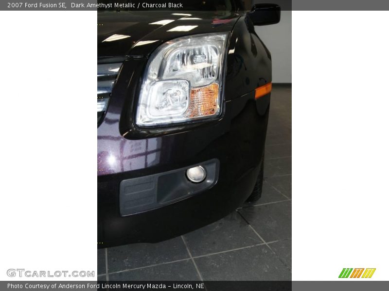 Dark Amethyst Metallic / Charcoal Black 2007 Ford Fusion SE