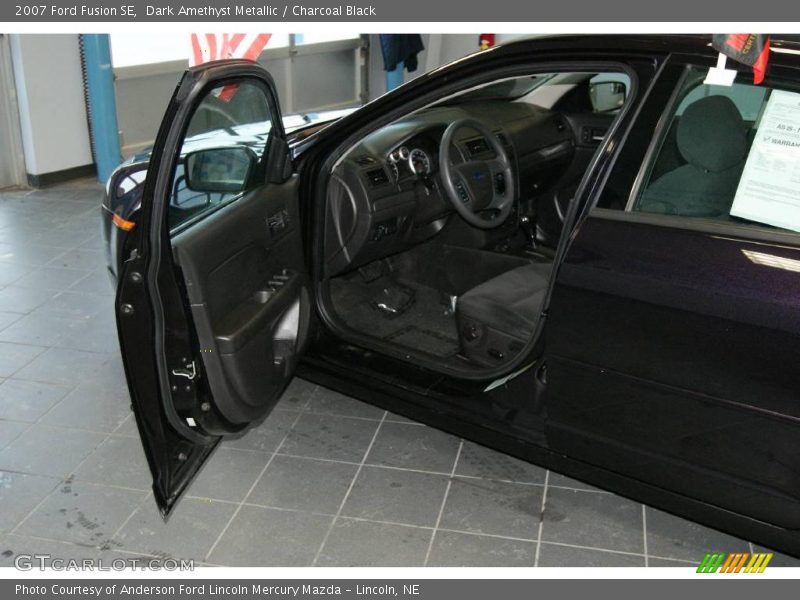 Dark Amethyst Metallic / Charcoal Black 2007 Ford Fusion SE