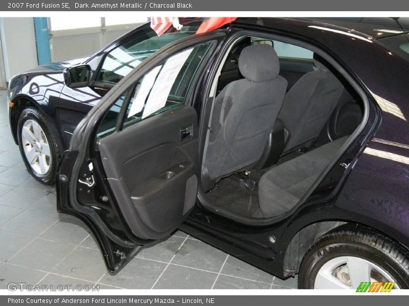 Dark Amethyst Metallic / Charcoal Black 2007 Ford Fusion SE