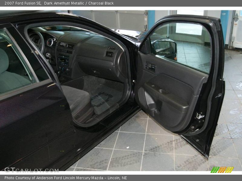Dark Amethyst Metallic / Charcoal Black 2007 Ford Fusion SE