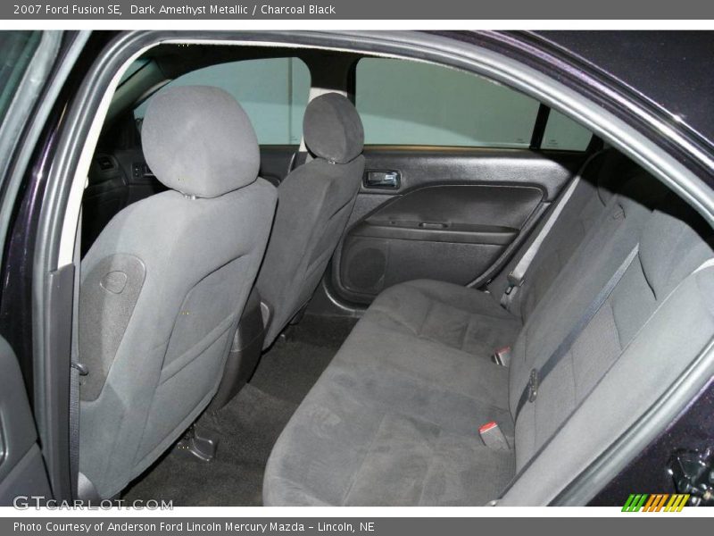 Dark Amethyst Metallic / Charcoal Black 2007 Ford Fusion SE
