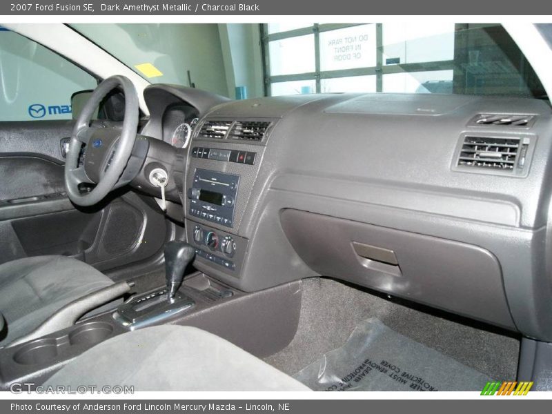 Dark Amethyst Metallic / Charcoal Black 2007 Ford Fusion SE