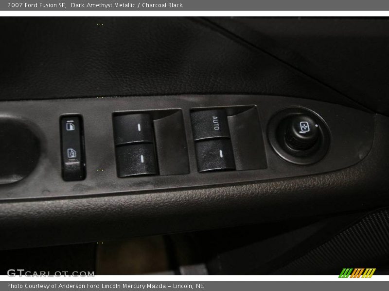 Dark Amethyst Metallic / Charcoal Black 2007 Ford Fusion SE