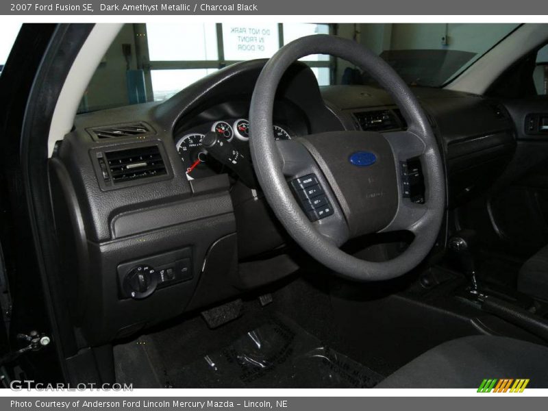 Dark Amethyst Metallic / Charcoal Black 2007 Ford Fusion SE
