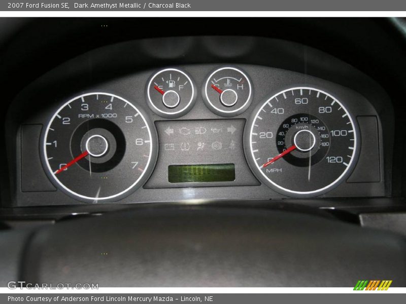 Dark Amethyst Metallic / Charcoal Black 2007 Ford Fusion SE